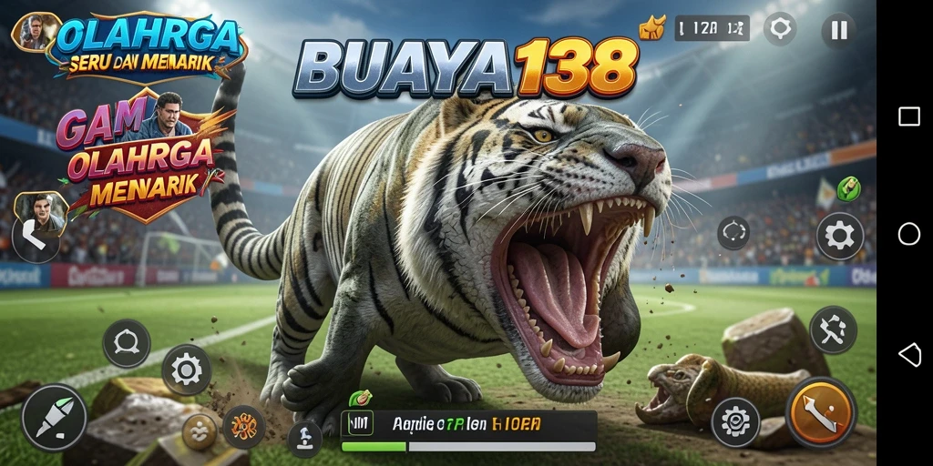 Tampilan gameplay seru dari BUAYA138 dengan elemen olahraga.