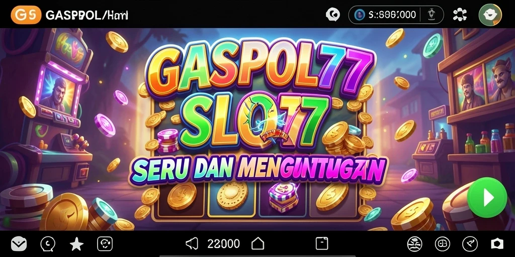 Tampilan gameplay Slot GASPOL77 yang menarik dan penuh warna.