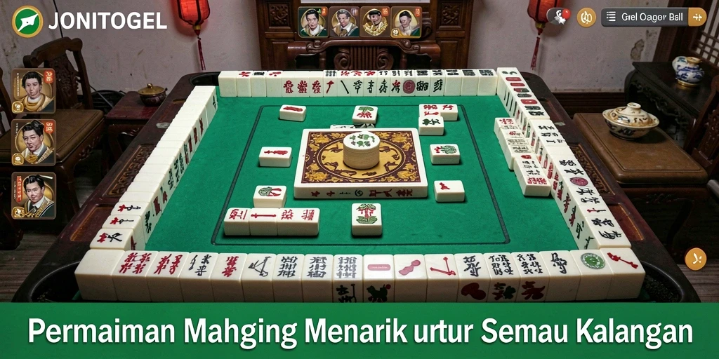 Tampilan gameplay seru dari JONITOGEL yang mendebarkan.