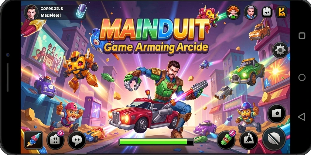 Tampilan gameplay menarik dari MAINDUIT di layar ponsel.