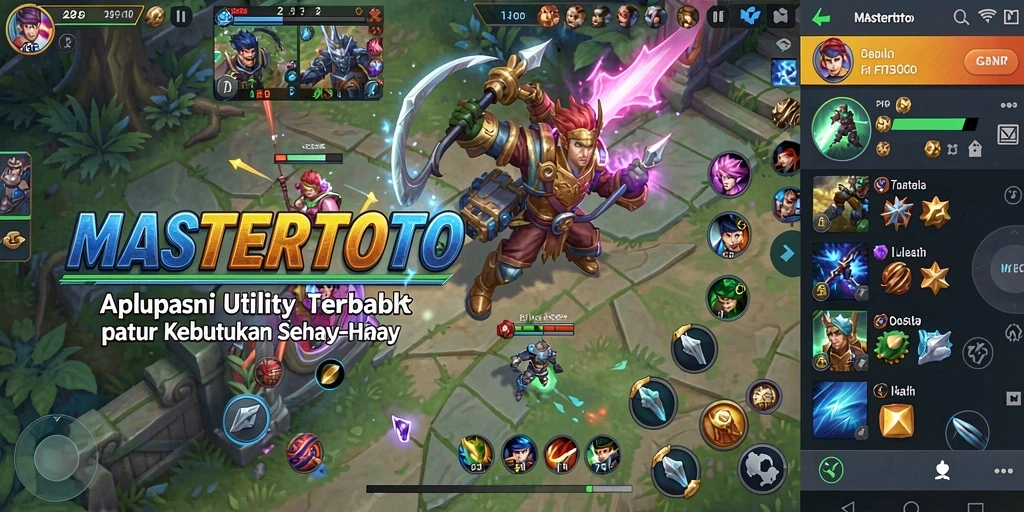 Tampilan utama MASTERTOTO yang intuitif dan fungsional.