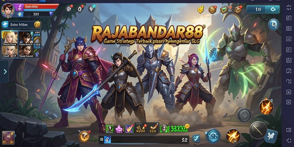 Screenshot dari gameplay strategis RAJABANDAR88 yang menarik.