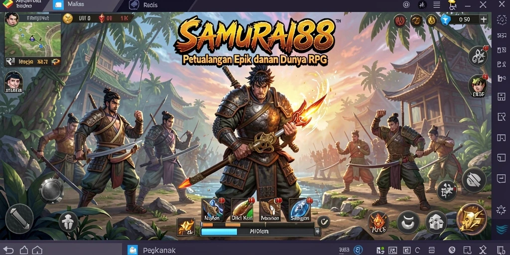 Gameplay seru dan menegangkan dalam SAMURAI88.