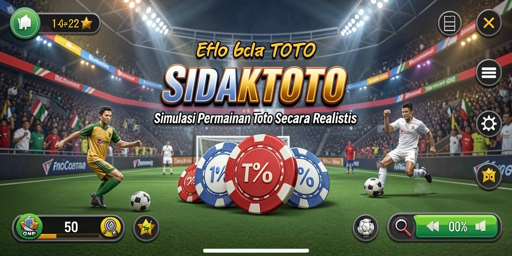 Tampilan gameplay yang menarik dan interaktif dari SIDAKTOTO.