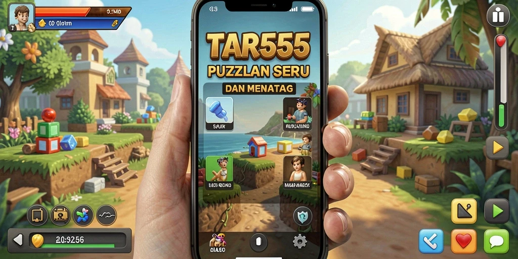Screenshot TAR555 menampilkan gameplay seru dengan berbagai teka-teki menarik.