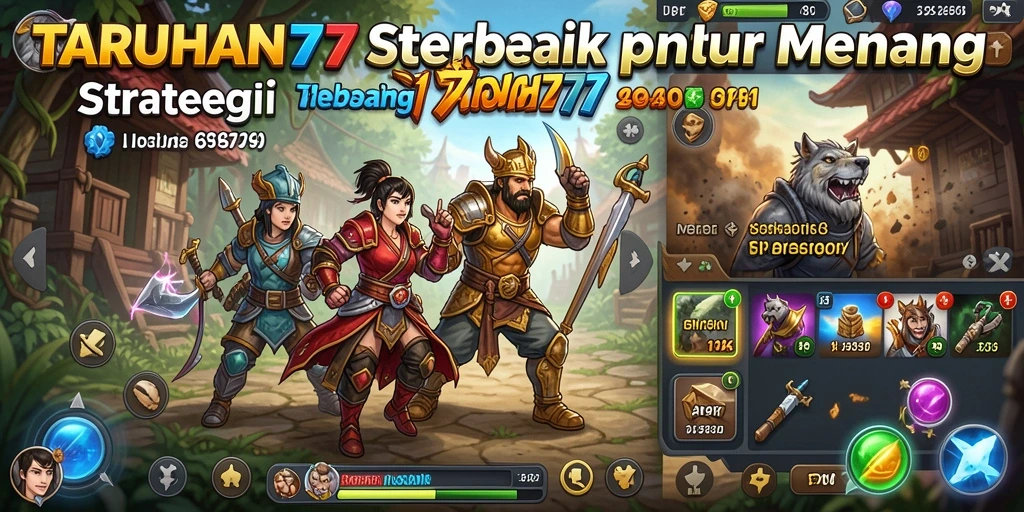 Tangkapan layar gameplay <strong>TARUHAN77</strong> menunjukkan aksi strategi yang mendebarkan.