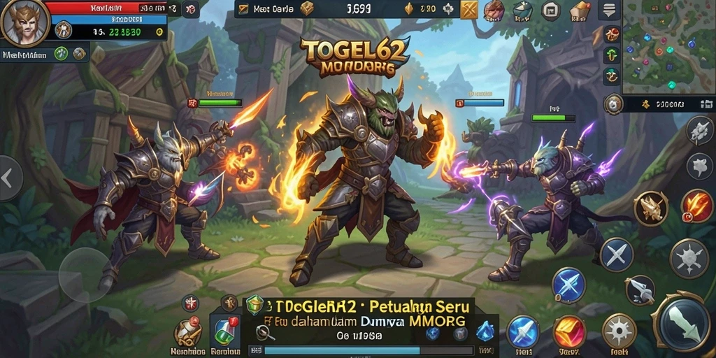 Tangkapan layar menampilkan aksi seru di dalam dunia <strong>TOGEL62</strong> MMORPG.